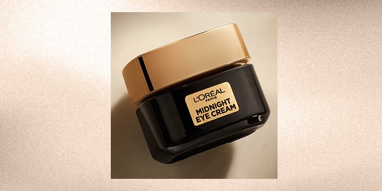 Close-up product shot of L’Oréal Paris Age Perfect Midnight Eye Opener